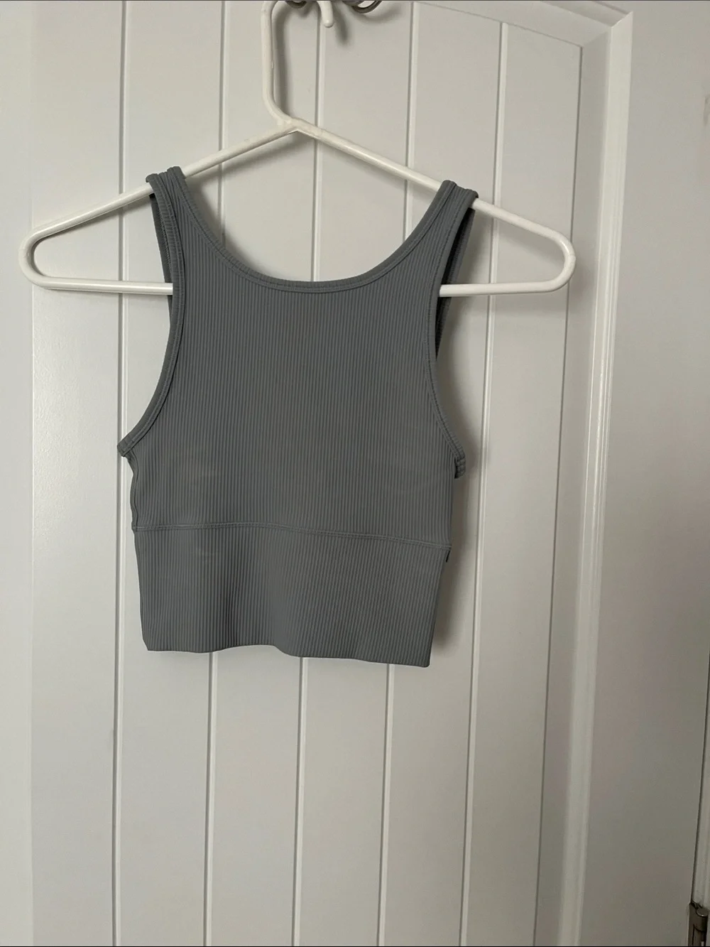 lululemon athletica Ribbed Scoop Tank - Light Gray